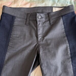 rag & bone Gray and Black Skinny Pants